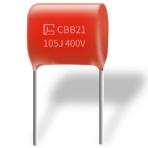 Chống ẩm tốt Tụ điện Polypropylene kim loại hóa CBB21 105J 400V P15MM