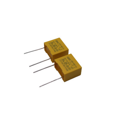 1600VAC Độ cứng dielectric X2 Safety Capacitor Đánh giá điện áp gia tăng 2.5x Đối với tần số 50/60Hz