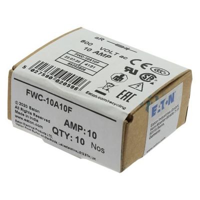 Khả năng đạp xe và hiệu suất tuyệt vời Cramic Fuse Eaton Bussmann 10 X 38 mm Ferrule Fuse FWC-1A10F