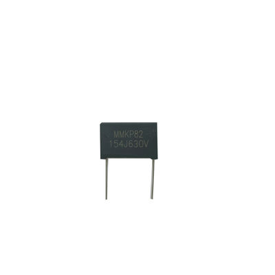 Tụ điện màng polypropylene kim loại hóa hai mặt vỏ nhựa cộng hưởng MMKP82 trong mạch xung tần số cao điện áp cao 154J630V P15MM