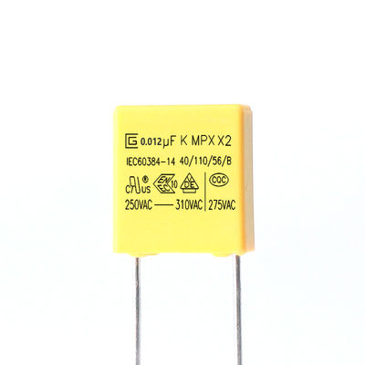 Tụ điện an toàn 0,012UF MKP X2 Khả năng tự phục hồi Khả năng cách điện cao