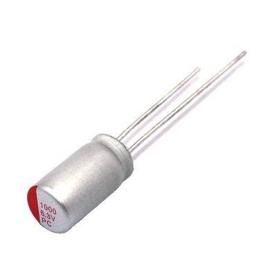 Tụ điện rắn nhôm polymer thông qua lỗ 1000uf 6.3 v 330UF 16V