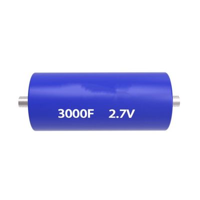 Siêu tụ điện OEM Siêu tụ điện 2.7 V 3000f cho hệ thống lưu trữ năng lượng mặt trời EV