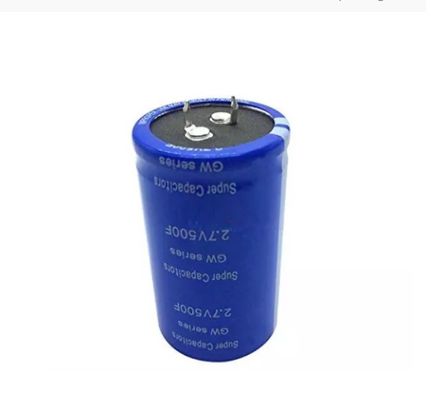 Loại vít siêu tụ điện 500F 2.7 V Tốc độ sạc và xả rất cao