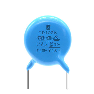 102M 400V P10MM Y5V Gốm chống gỉ Y1 Tụ điện an toàn chống cháy Thực tế