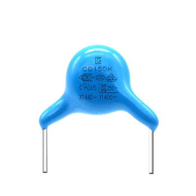 Năng lượng điện dielectric Y1 Capacitor an toàn 150K / 400V Hình chữ nhật cách ly cho lưu trữ -40C- 85C