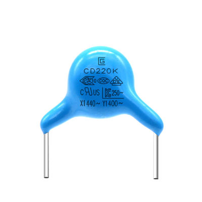 Tụ điện an toàn gốm Y1 Gói nhựa Epoxy chống cháy 220K