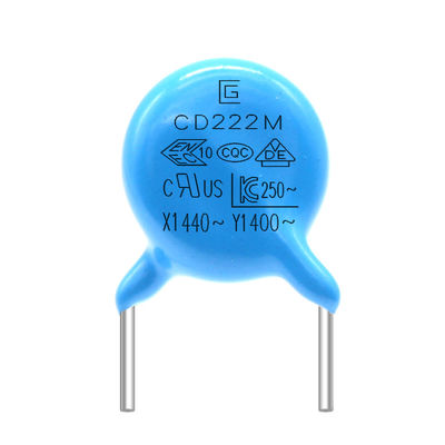 Tụ điện an toàn 400VAC Y1 222M cho mạch điện xoay chiều tần số cao