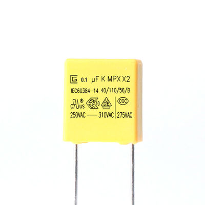 X2 Radial Safety Capacitor 250VAC Phạm vi công suất 0.001uF - 4.7uF - 40.C đến 85.C
