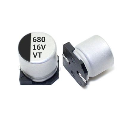 Tụ nhôm điện phân OEM 680uf 16v Dung lượng lưu trữ lớn