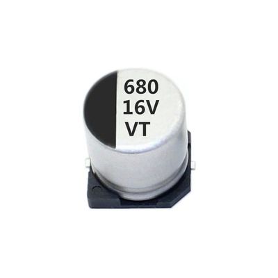 Tụ nhôm điện phân 680uf 16v Hiệu suất điện tốt