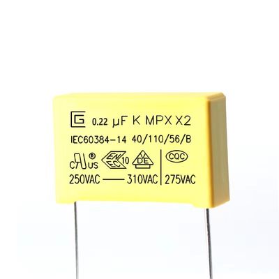 Tụ điện chống nhiễu 0,22UF 224K P15MM 310VAC cho bảng điều khiển nguồn điện