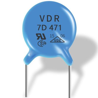 Phản ứng nhanh 07D471k P5MM Biến trở oxit kim loại Không phân cực cho dây nguồn DC