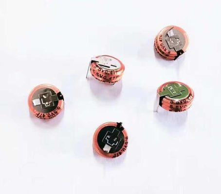 ESR≤1500 MΩ Siêu tụ 1.0F Công suất danh nghĩa trạng thái ổn định nhiệt ẩm 40C