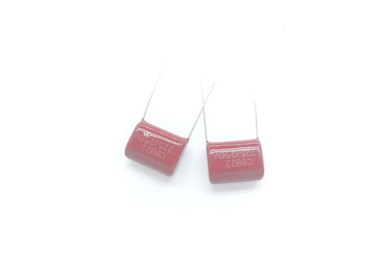 Nhiệt độ Capacitors phim polypropylene kim loại hóa 50V-1000V thông qua lắp đặt lỗ