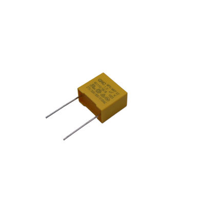 250VAC thông qua lỗ X2 Capacitor an toàn Radial phạm vi nhiệt độ hoạt động rộng -40.C đến 85.C