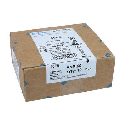 Eaton Bussmann Series tốc độ cao Tiêu chuẩn Anh BS88 Fuse 50FE