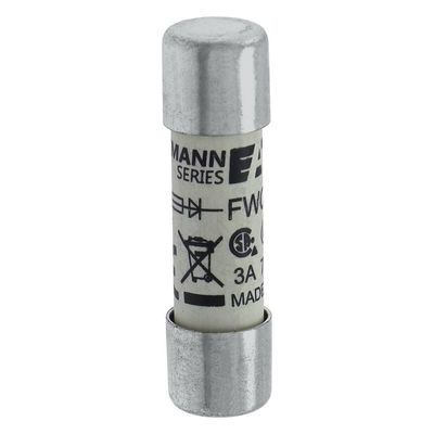 Khả năng đạp xe và hiệu suất tuyệt vời Cramic Fuse Eaton Bussmann 10 X 38 mm Ferrule Fuse FWC-3A10F