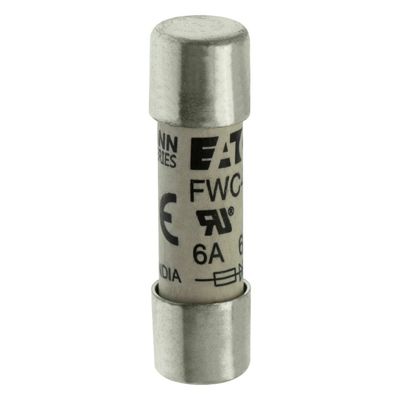 Khả năng đạp xe và hiệu suất tuyệt vời Cramic Fuse Eaton Bussmann 10 X 38 mm Ferrule Fuse FWC-6A10F
