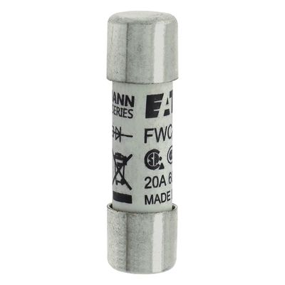 Khả năng đạp xe và hiệu suất tuyệt vời Cramic Fuse Eaton Bussmann 10 X 38 mm Ferrule Fuse FWC-20A10F