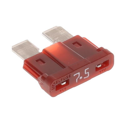 Chiếc xe hơi Smallfuse 7.5A Auto Blade Fuse màu nâu 32V Dc Mfr Phần số 0287007.5.PXCN