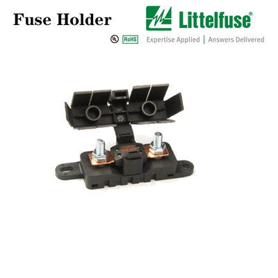 Bolt Down Series Fuse Holder Bảo vệ mạch điện cao 02980900S M6 khe X 15MM Long