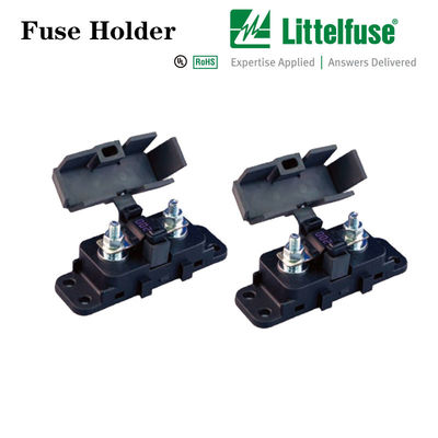 Bolt Down Series Fuse Holder Bảo vệ mạch điện cao 02980900S M6 khe X 15MM Long