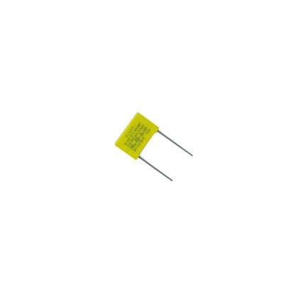50/60Hz tần số định số X2 Bảo vệ an toàn Capacitor0.22UF275V với chiều dài dây chì 15mm, đáp ứng các quy định an toàn máy giặt.