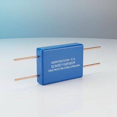 Nguyên nhân phân tán ít hơn 0,1 phần trăm X2 Thiết bị an toàn Capacitor được thiết kế để cung cấp bảo vệ tăng áp và ngăn chặn tiếng ồn
