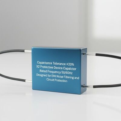 Dung sai điện dung ±20% Tụ điện thiết bị bảo vệ X2 Tần số định mức 50 60Hz Được thiết kế để lọc nhiễu EMI và bảo vệ mạch